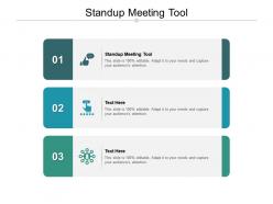 Standup meeting tool ppt powerpoint presentation professional slides cpb