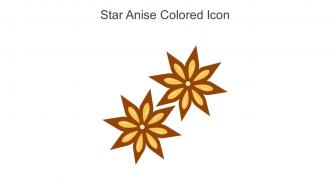 Star Anise Colored Icon In Powerpoint Pptx Png And Editable Eps Format