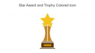 Star Award And Trophy Colored Icon In Powerpoint Pptx Png And Editable Eps Format