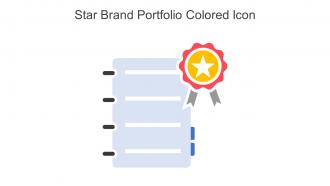 Star Brand Portfolio Colored Icon In Powerpoint Pptx Png And Editable Eps Format