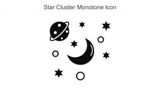 Star Cluster Monotone Icon In Powerpoint Pptx Png And Editable Eps Format