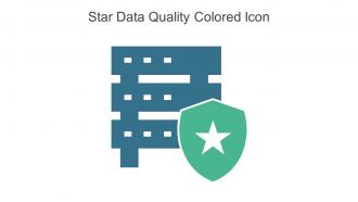 Star Data Quality Colored Icon In Powerpoint Pptx Png And Editable Eps Format