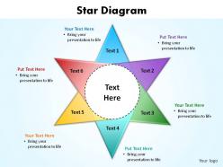 Star diagram slides presentation diagrams templates powerpoint info graphics