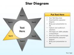Star diagram slides presentation diagrams templates powerpoint info graphics