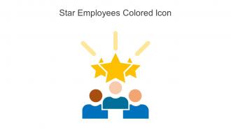 Star Employees Colored Icon In Powerpoint Pptx Png And Editable Eps Format