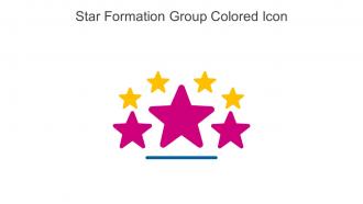 Star Formation Group Colored Icon In Powerpoint Pptx Png And Editable Eps Format