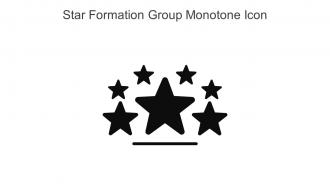 Star Formation Group Monotone Icon In Powerpoint Pptx Png And Editable Eps Format