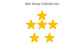 Star Group Colored Icon In Powerpoint Pptx Png And Editable Eps Format