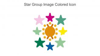 Star Group Image Colored Icon In Powerpoint Pptx Png And Editable Eps Format