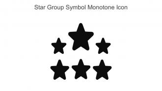 Star Group Symbol Monotone Icon In Powerpoint Pptx Png And Editable Eps Format