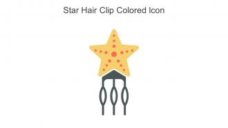 Star Hair Clip Colored Icon In Powerpoint Pptx Png And Editable Eps Format