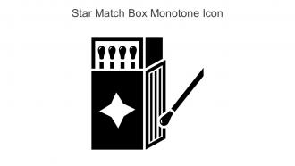 Star Match Box Monotone Icon In Powerpoint Pptx Png And Editable Eps Format