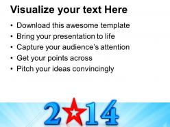 Star new year 2014 powerpoint templates ppt backgrounds for slides 1113