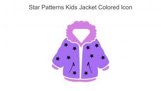 Star Patterns Kids Jacket Colored Icon In Powerpoint Pptx Png And Editable Eps Format