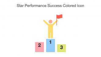 Star Performance Success Colored Icon In Powerpoint Pptx Png And Editable Eps Format