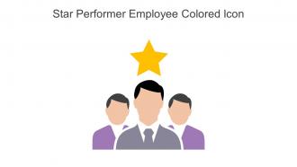 Star Performer Employee Colored Icon In Powerpoint Pptx Png And Editable Eps Format