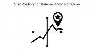 Star Positioning Statement Monotone Icon In Powerpoint Pptx Png And Editable Eps Format