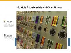 Star Prize Achievement Award Badge Trophy Medal