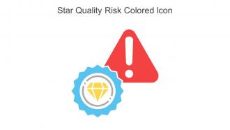 Star Quality Risk Colored Icon In Powerpoint Pptx Png And Editable Eps Format