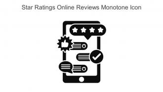 Star Ratings Online Reviews Monotone Icon In Powerpoint Pptx Png And Editable Eps Format