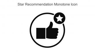 Star Recommendation Monotone Icon In Powerpoint Pptx Png And Editable Eps Format