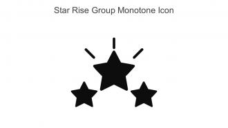 Star Rise Group Monotone Icon In Powerpoint Pptx Png And Editable Eps Format