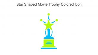Star Shaped Movie Trophy Colored Icon In Powerpoint Pptx Png And Editable Eps Format