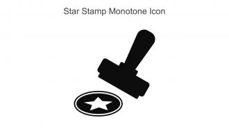 Star Stamp Monotone Icon In Powerpoint Pptx Png And Editable Eps Format