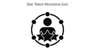 Star Talent Monotone Icon In Powerpoint Pptx Png And Editable Eps Format