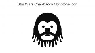 Star Wars Chewbacca Monotone Icon In Powerpoint Pptx Png And Editable Eps Format