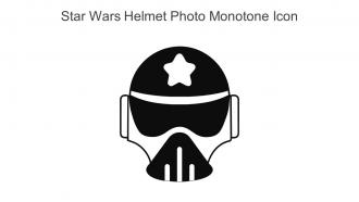 Star Wars Helmet Photo Monotone Icon In Powerpoint Pptx Png And Editable Eps Format