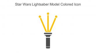 Star Wars Lightsaber Model Colored Icon In Powerpoint Pptx Png And Editable Eps Format