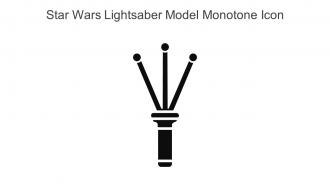 Star Wars Lightsaber Model Monotone Icon In Powerpoint Pptx Png And Editable Eps Format