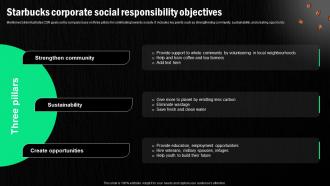 Starbucks Corporation Company Profile Starbucks Corporate Social Responsibility CP SS