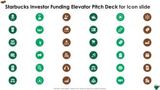 Starbucks investor funding elevator pitch deck for icon slide