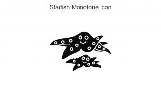 Starfish Monotone Icon In Powerpoint Pptx Png And Editable Eps Format