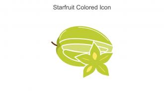Starfruit Colored Icon In Powerpoint Pptx Png And Editable Eps Format