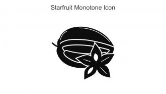 Starfruit Monotone Icon In Powerpoint Pptx Png And Editable Eps Format