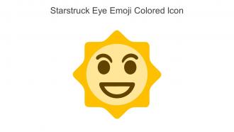 Starstruck Eye Emoji Colored Icon In Powerpoint Pptx Png And Editable Eps Format