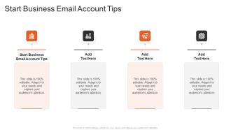 Start Business Email Account Tips In Powerpoint And Google Slides Cpb