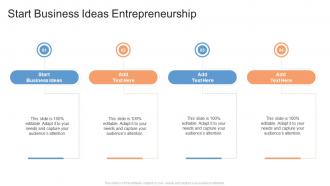 Start Business Ideas Entrepreneurship In Powerpoint And Google Slides Cpb