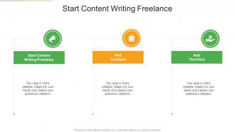 Start Content Writing Freelance In Powerpoint And Google Slides Cpb