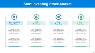 Start Investing Stock Market Ppt Powerpoint Presentation Outline Smartart Cpb