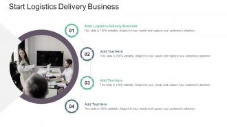 Start Logistics Delivery Business In Powerpoint And Google Slides Cpb