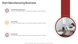 Start Manufacturing Business In Powerpoint And Google Slides Cpb