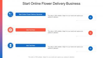 Start Online Flower Delivery Business In Powerpoint And Google Slides Cpb