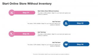Start Online Store Without Inventory In Powerpoint And Google Slides Cpb