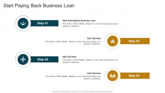 Start Paying Back Business Loan In Powerpoint And Google Slides Cpb