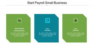 Start payroll small business ppt powerpoint presentation ideas examples cpb