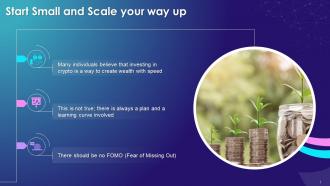 Start Small And Scale Your Way Up Training Ppt